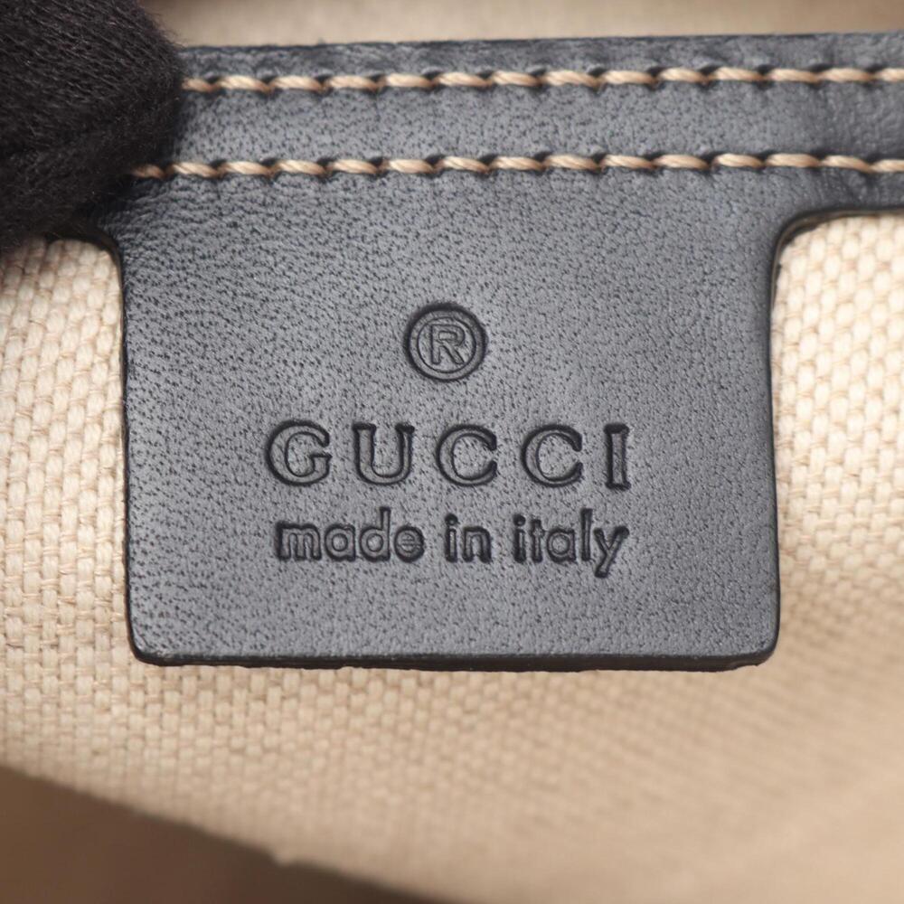 GUCCI Cream Coated Canvas Shoulder Bag - Picture 4 of 7